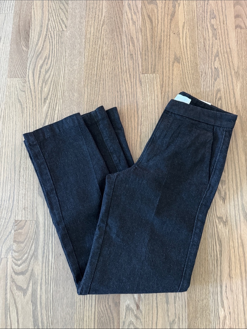 H&M Black Flare Wide-Leg Women's Jeans